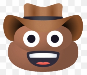 Cowboy Pile Of Poo Gif - Costume Hat Emoji,Yeehaw Emoji