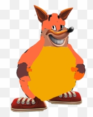 Bigchungus Crashbandicoot Big Sticker - Fictional Character Emoji,Crash Bandicoot Emoji