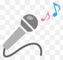 Microphone Clipart Free Download Transparent Png Creazilla Emoji,No Loud Music Emoji 2