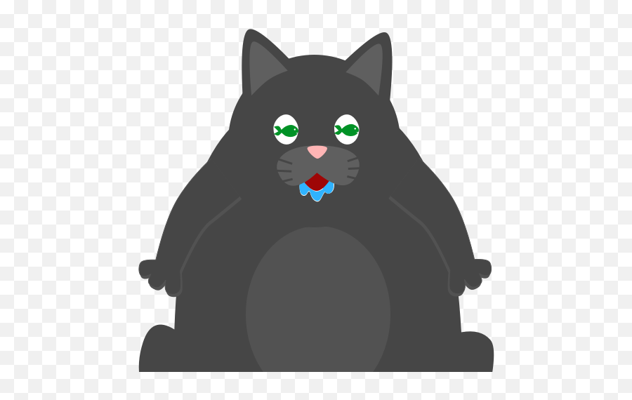 Black Pussycat By Dani Hafid - Dot Emoji,Buddha Emojis