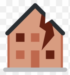 Derelict House Emoji - Broken House Clipart Transparent,Trap House Emoji