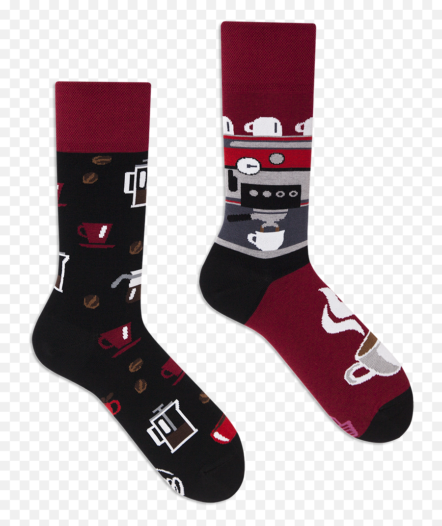 Dark Espresso - Skarpety Kawa Emoji,Odd Sox Emoji Socks