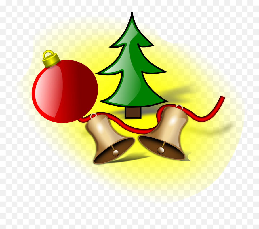 Jingle Bells Clipart - Clipart Best Pohon Natal Hitam Putih Emoji,Emoticon Glocke