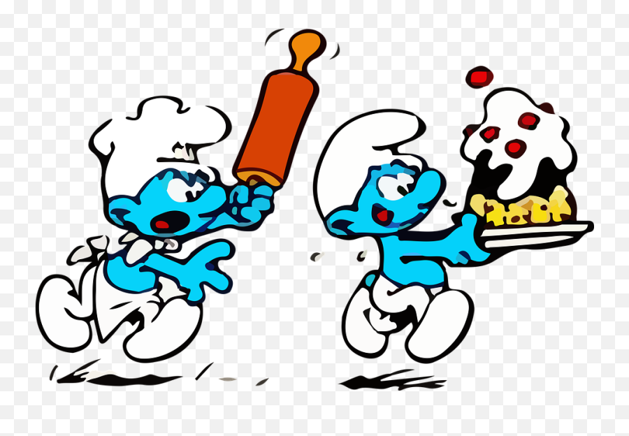 Free Photo Smurf Cakes Roll Pastry Greedy Smurf Chase - Max Schtroumpf Patissier Et Gourmand Emoji,Greedy Emoticon