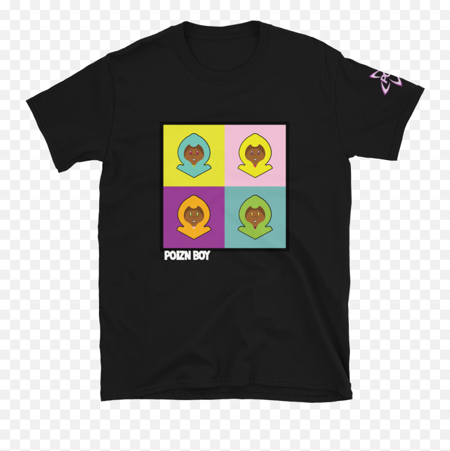 Black Poizn Boy T - Shirt Emoji,Po Emoticon