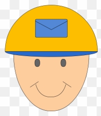 Postman Post Offices Professions Png - Pegawai Kantor Pos Animasi Emoji,Mail Carrier Emoticon