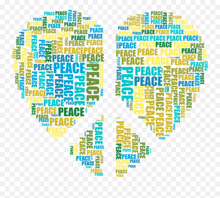 Peace Sign Symbol Heart Love - World Peace Peace Transparent Emoji,Japanese Emoticons Peace Sign