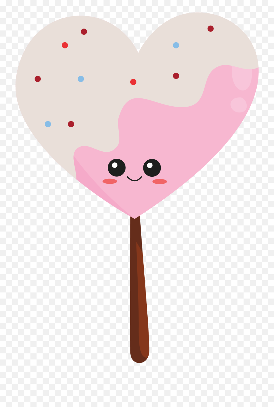 Valentine Kawaii Candy Pink Love Vector - Girly Emoji,Valentine Craft With Emojis