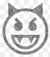 Eroded Metal Emoticon 25 Icon - Naklejki Na Samochod Emotki Emoji,Emoticon For Metal
