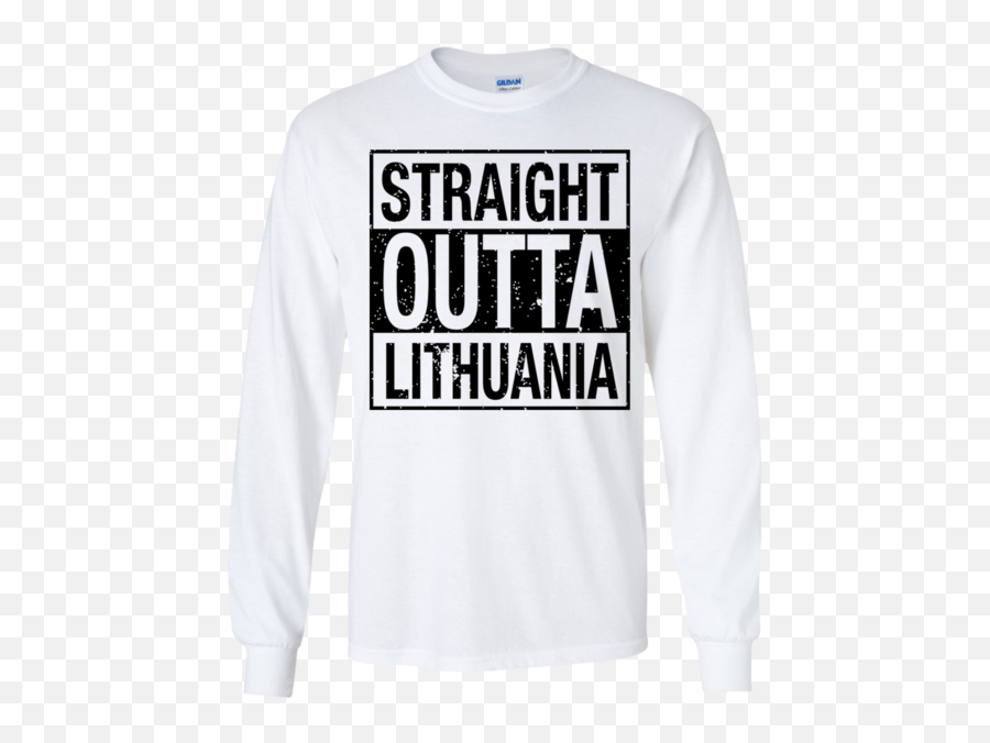 Outta Lithuania - Long Sleeve Emoji,Biys Graphic Emoji Long Sleeves