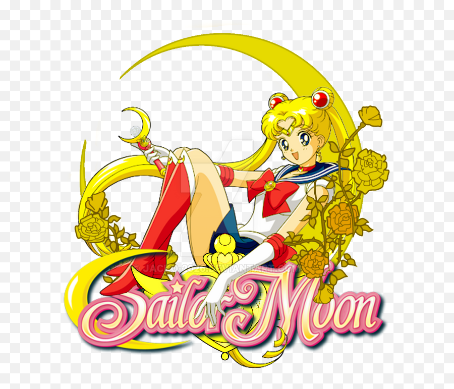 Sailor Moon Logo I Made For A Video - Sailor Moon Logo Emoji,Sailor Moon Mars Emoticons