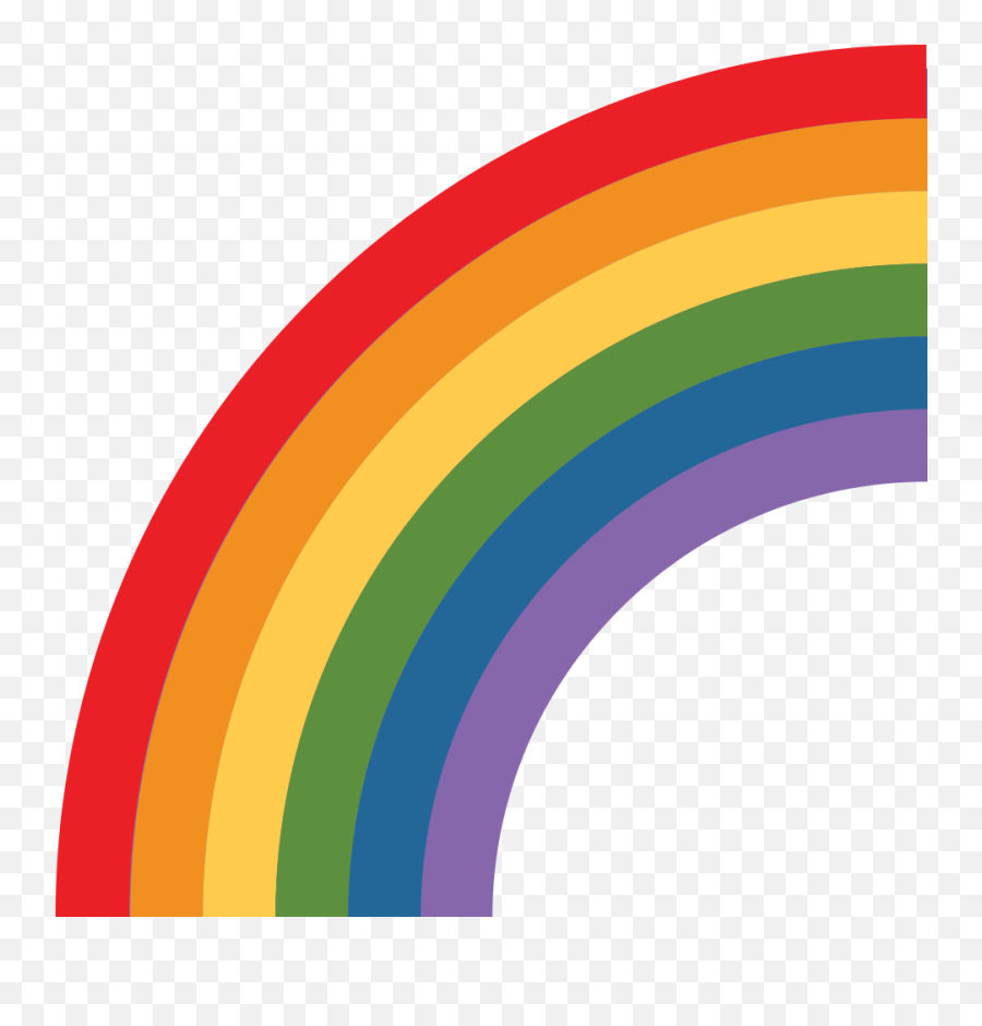 Rainbow Emoji - Rainbow Emoji Twitter,Rainbow Emoji