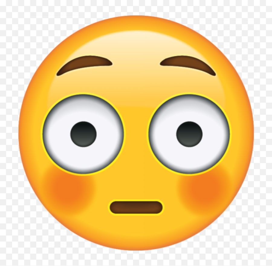 Emoji Assustado Tam 5x5 - Flushed Face Emoji,Emoji De Bandeiras Para Copiar