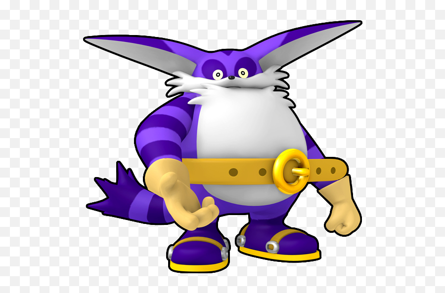 Big The Cat A Friendly Character From - Big Sonic Emoji,Spring Emotions Sonic Runner