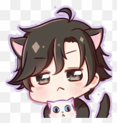 Mystic Messenger Icon - Cute Chibi Jumin Han Emoji,App That Makes Me Cute Emoticons Like Mystic Mesdenger