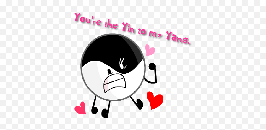 Yin Yang Valentine - Inanimate Insanity 39619973 Fanpop Inanimate Insanity Valentines Yin Yang Emoji,Emoticons In Transformice