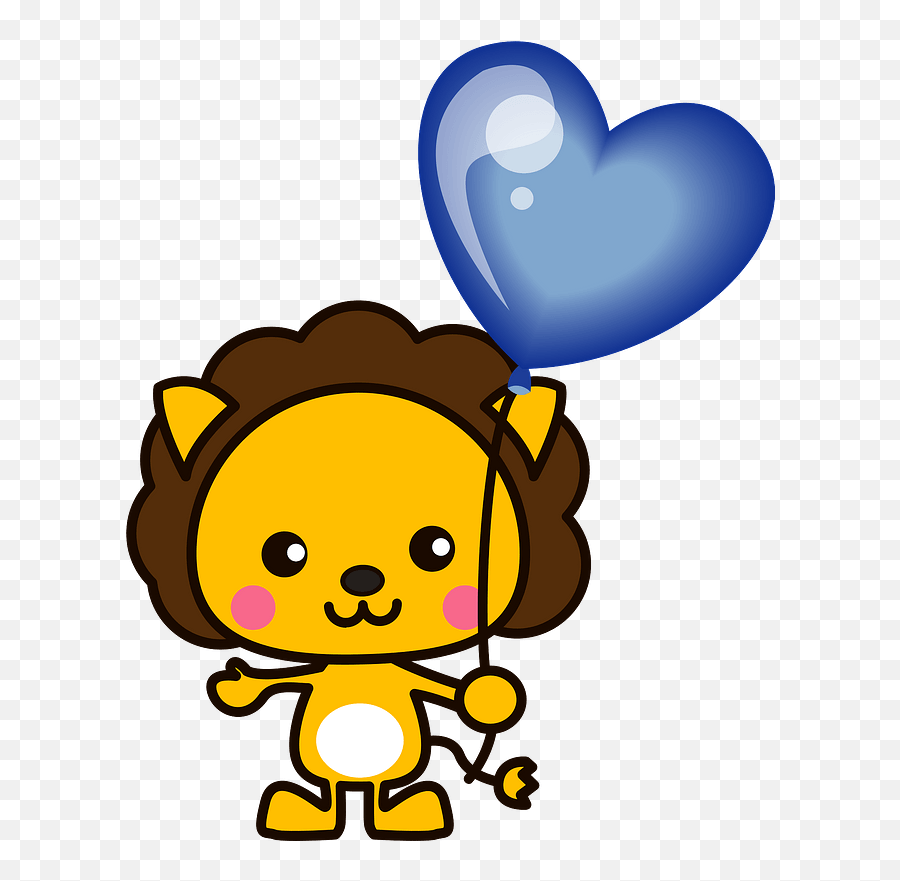 Lion Animal Balloon Clipart - Pig With Balloon Clipart Emoji,The Lion King Discord Emojis