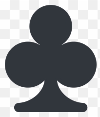 Club Suit Emoji - Club Emoji,Google Emojis Trebol