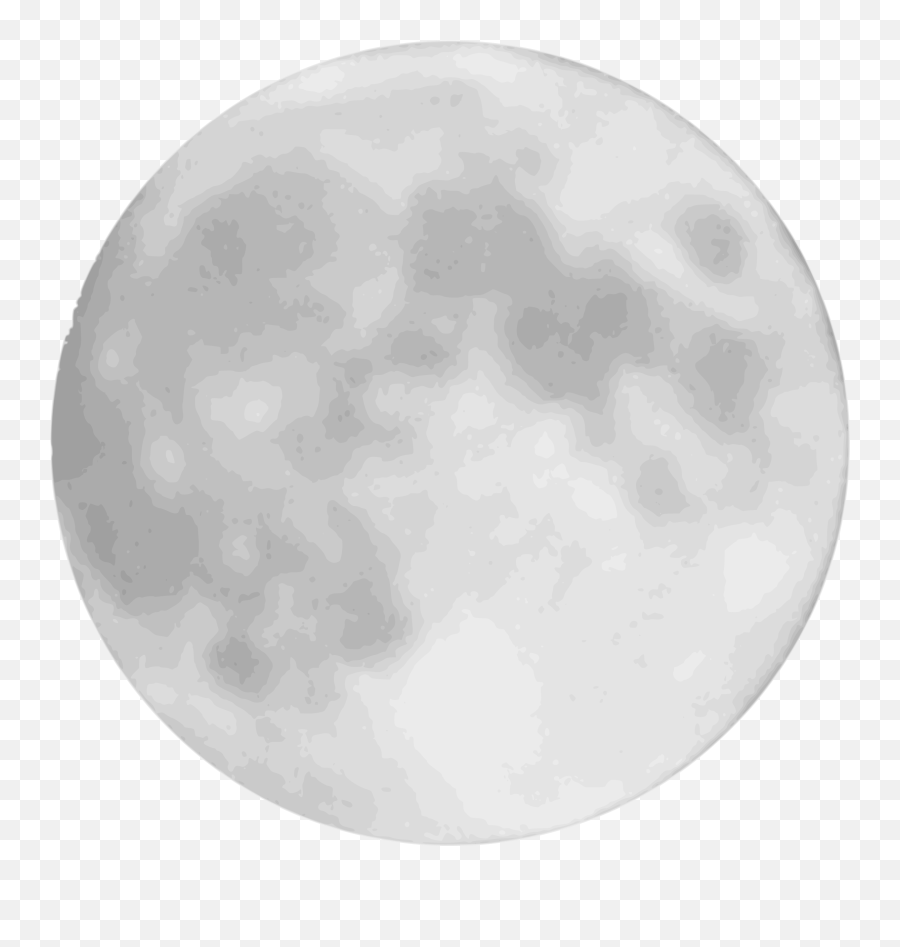 Clipart Moon Black And White Clipart - Full Moon Cartoon Moon Emoji,White Moon Emoji