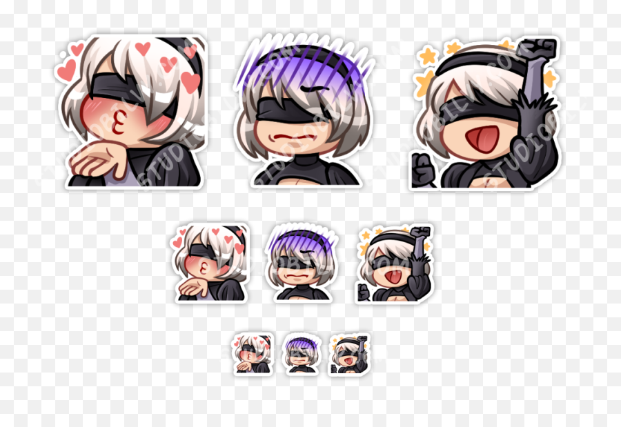 Premade Emotes 2b - Fictional Character Emoji,Dss Twitch Emoticons