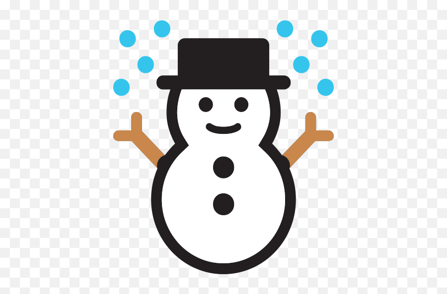 Snowflake Emoji Copy And Paste 1 - Emoji Snögubbe,Winter Emojis