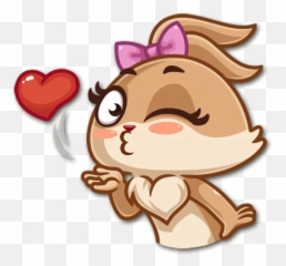 Banny Love Sticker Pack By Hira Akram Emoji,Discord Sylveon Emojis