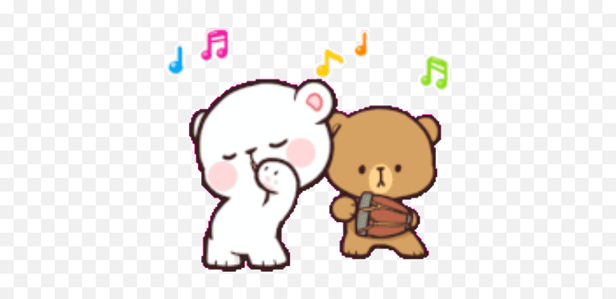 Sticker Maker - Milk And Tea Gif Dance Sticker Gif Emoji,Emoji Dance Gif
