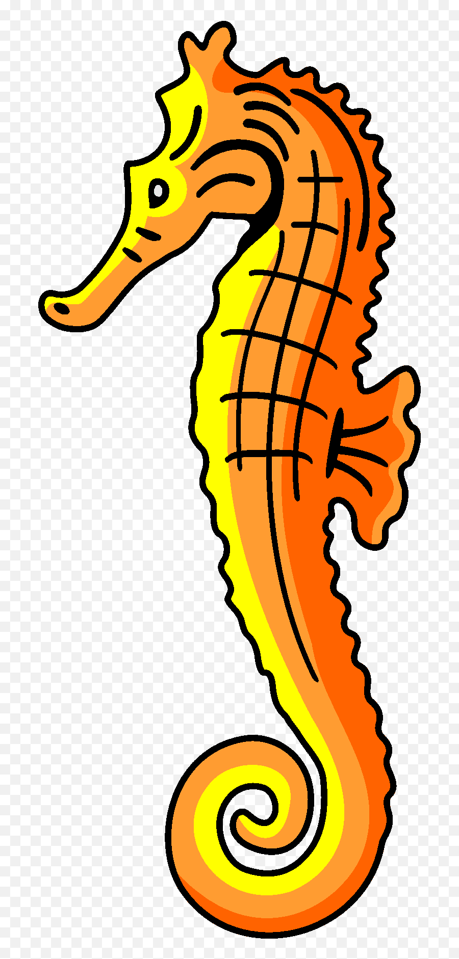 Seahorse Clipart 1 - Sea Horse Clipart Emoji,Seahorse Emoji