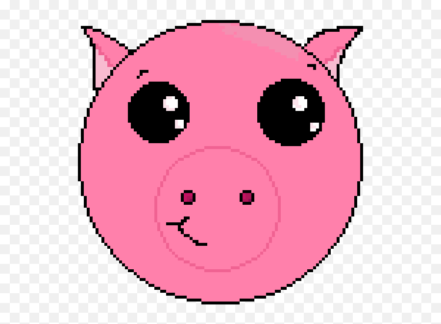 Goosetravau0027s Gallery - Pixilart Emoji,Pink Pig Emoticon
