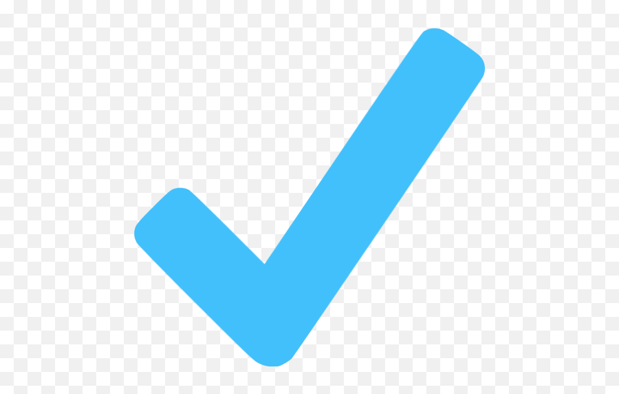 Blue Check Mark Png Transparent Checkmark Transparent Emoji,Emoticons Red Check White Check