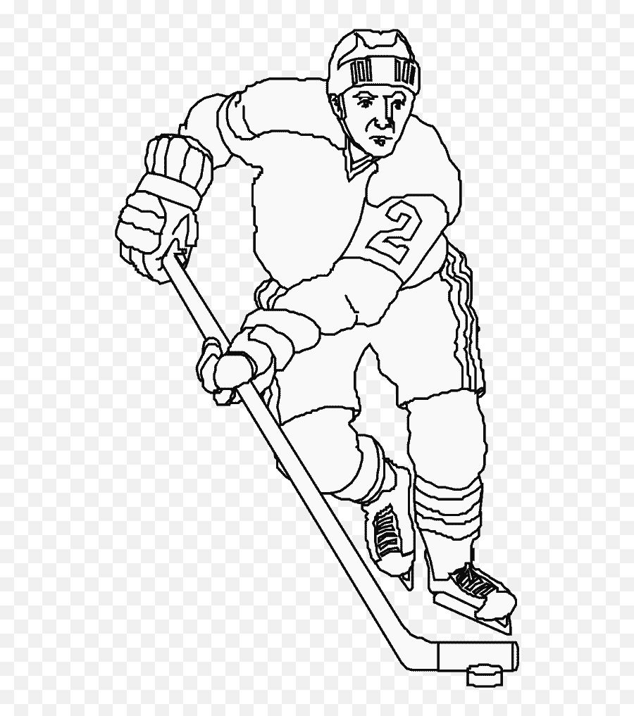 Hockey Players Coloring Pages - Coloring Home Ice Hockey Coloring Pages Emoji,Hockey Mask Emoji