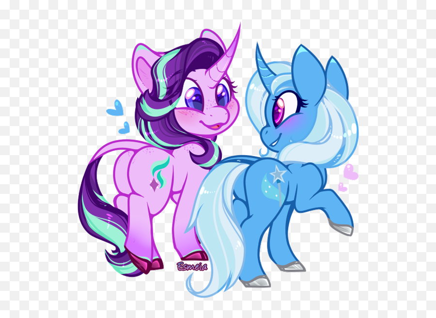 2347942 - Safe Artistesmeia Starlight Glimmer Trixie Emoji,Emotions Out My Butt