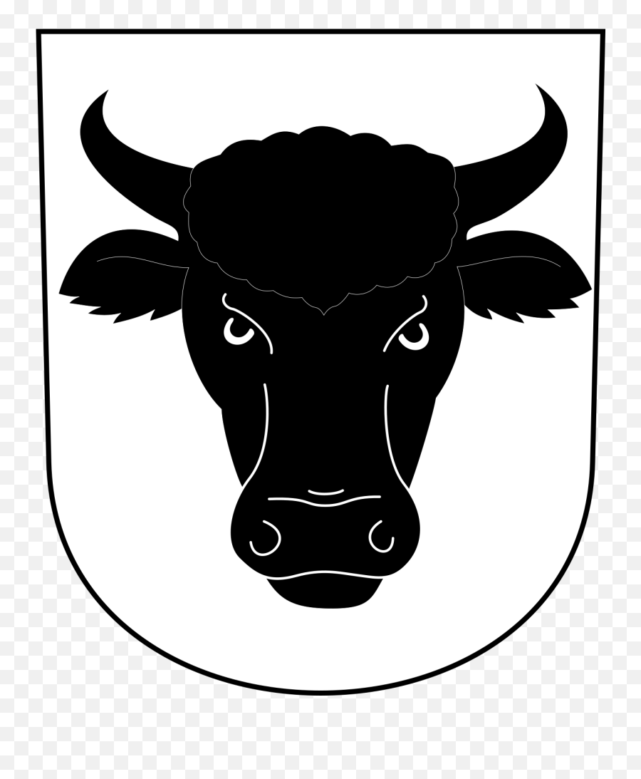 Cow Bull Horns Wipp Urdorf Coat Of Arms Svg Clipart Emoji,3d Bull Horn Face Emoticon