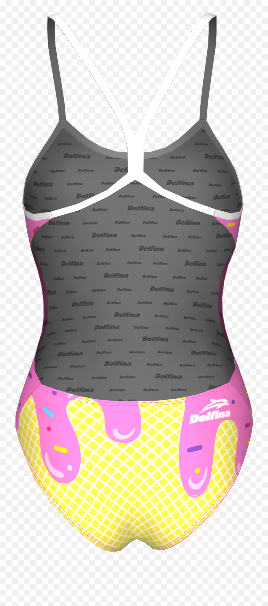 Ice Cream Bathers - Female Swimming U2013 Delfina Sport Emoji,Leingerie Emoji