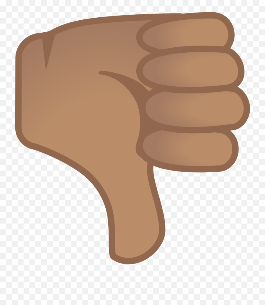 Thumbs Down Medium Skin Tone Icon - Black Thumbs Down Emoji,Fist Up Emoji