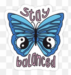 Stickers U2013 The Artist Collective Emoji,Blue Butterfly Emoji Mean