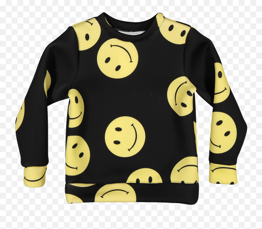 Caroline Bosmans Recovery Top Smiley Big - Orange Mayonnaise Long Sleeve Emoji,Disco Emoticon