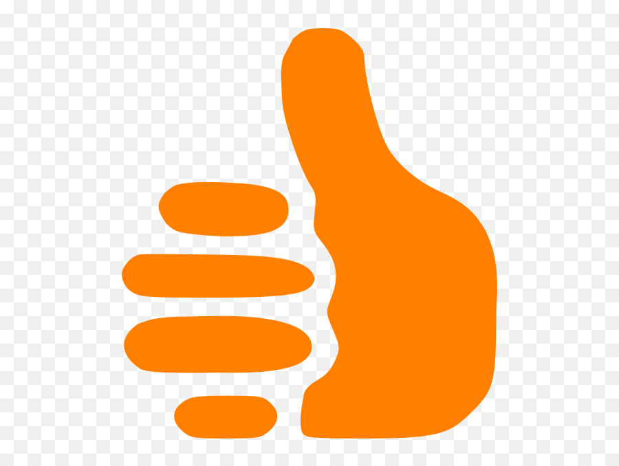 Thumbs Up Png Gif Clipart - Full Size Clipart 299598 Orange Thumbs Up Png Emoji,Thumbs Down Emoji Gif