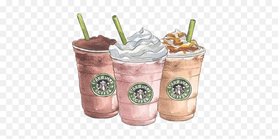 Starbucks Coffee Sticker By Nessa Coronado - Starbucks Cup Png Transparent Drawn Emoji,Starbucks Coffee Emoji