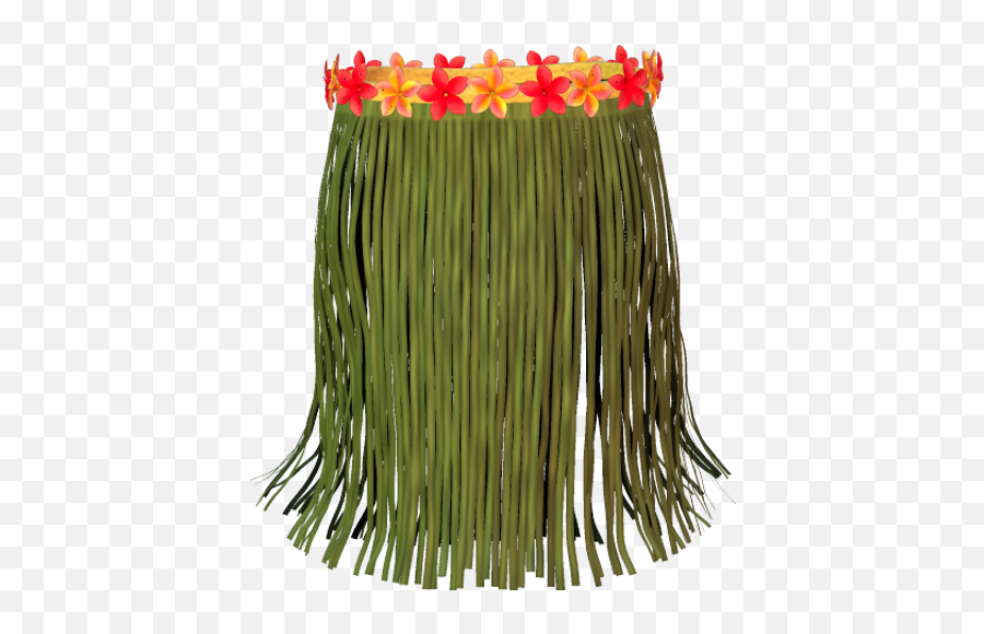 Grass Grassskirt Luau Hula Sticker By Angie Nelson - Hula Grass Skirt Png Emoji,Luau Emoji