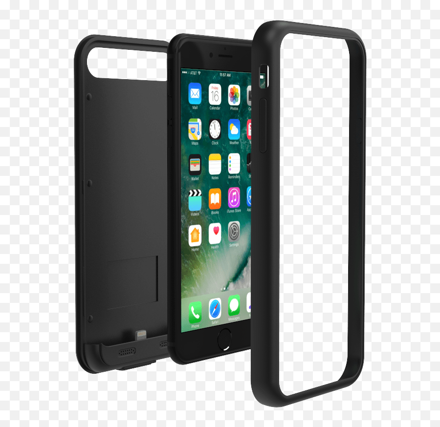 Iphone Jet Black Battery Case - Iphone 7 Emoji,Iphone 7 Plus Emojis