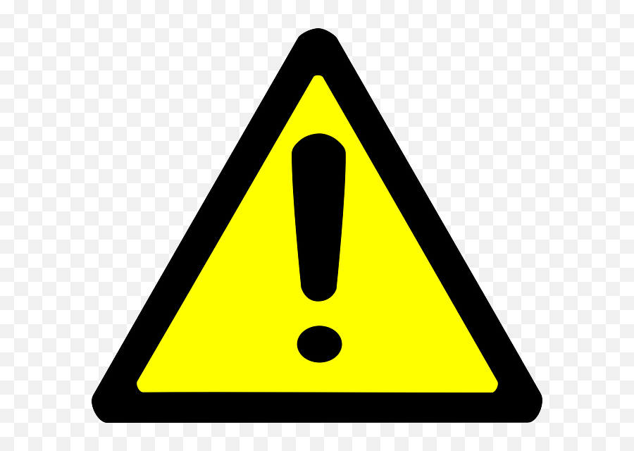 Cone Clipart Caution Cone Caution - Caution Symbol Emoji,Traffic Light Warning Sign Emoji Pop