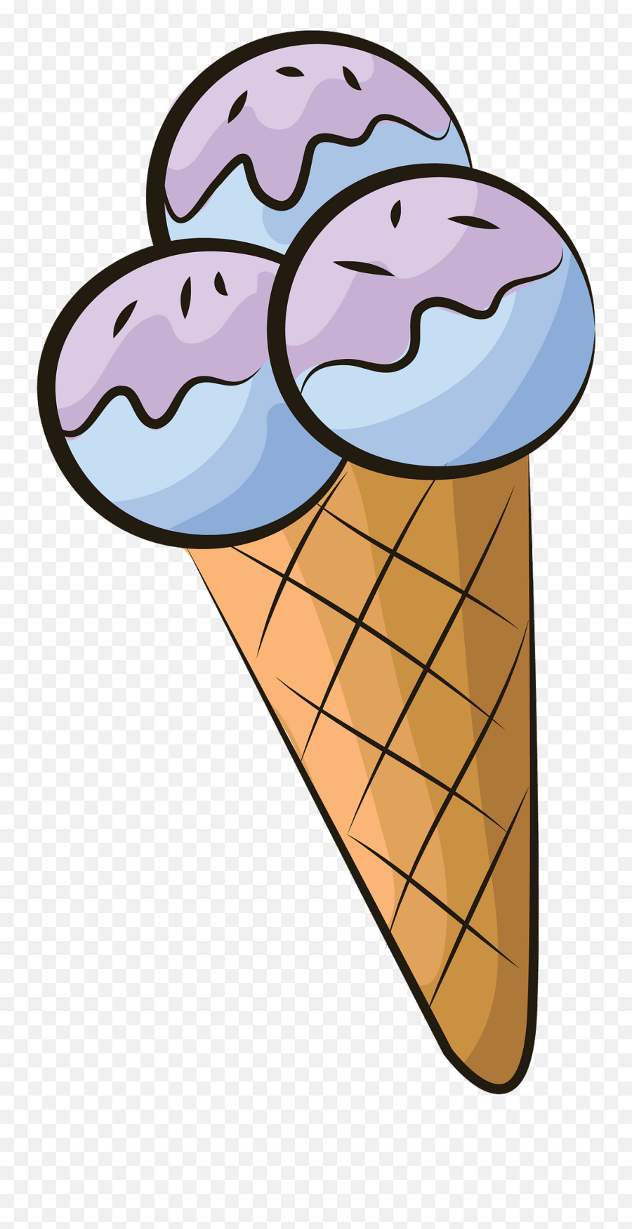 Ice Cream Clipart - Cone Clioart Emoji,Chocolate Ice Cream Emoji