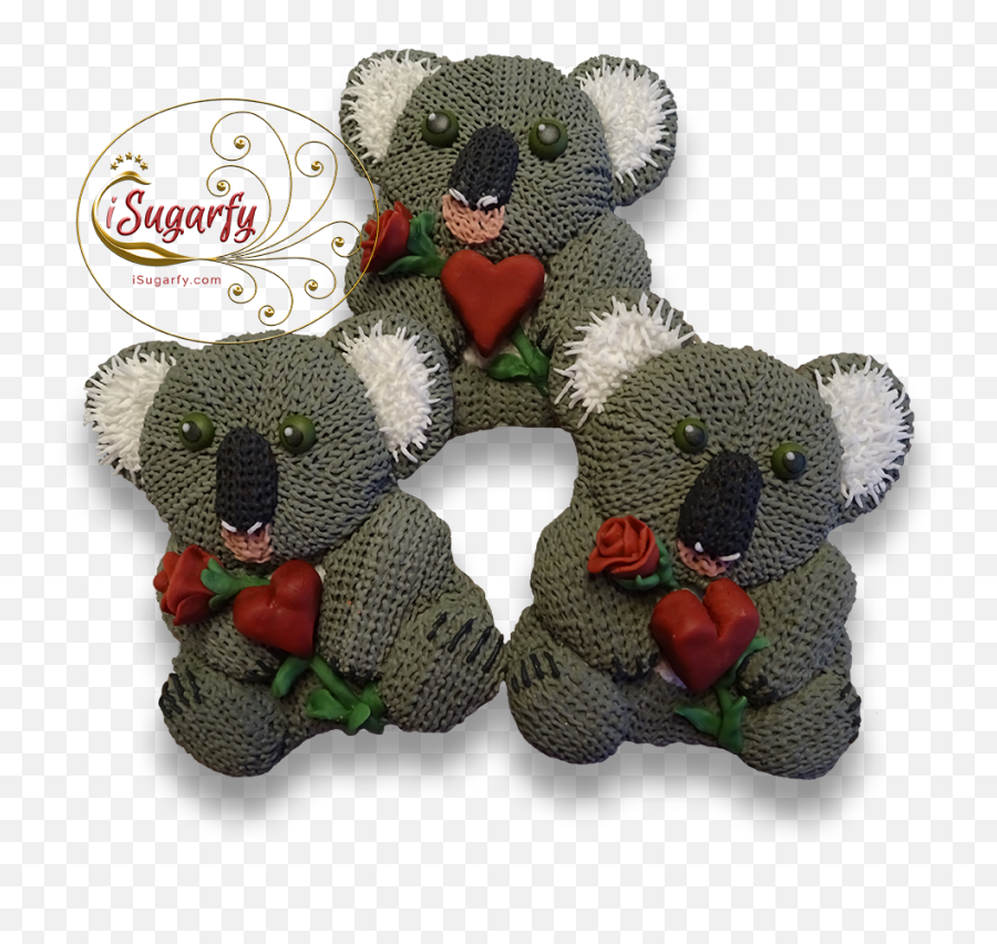 Isugarfyu0027s Knitted Cookies - Piped With Royal Icing Soft Emoji,Koala Emoticon Facebook