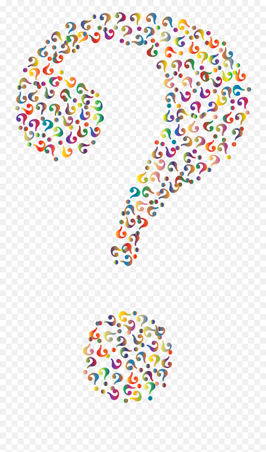 Prismatic Question Mark Fractal 4 No - Question Mark Backgrounds Emoji,Question Marks Emoji