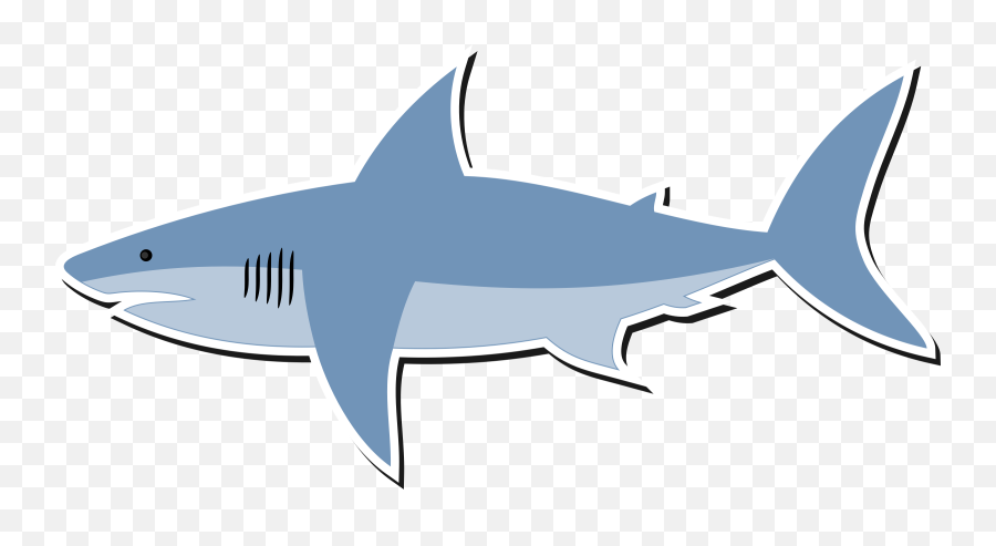 Best Great White Shark Clip Art Pictures Free Vector Art - Transparent Background Shark Clipart Emoji,Shark Emoji