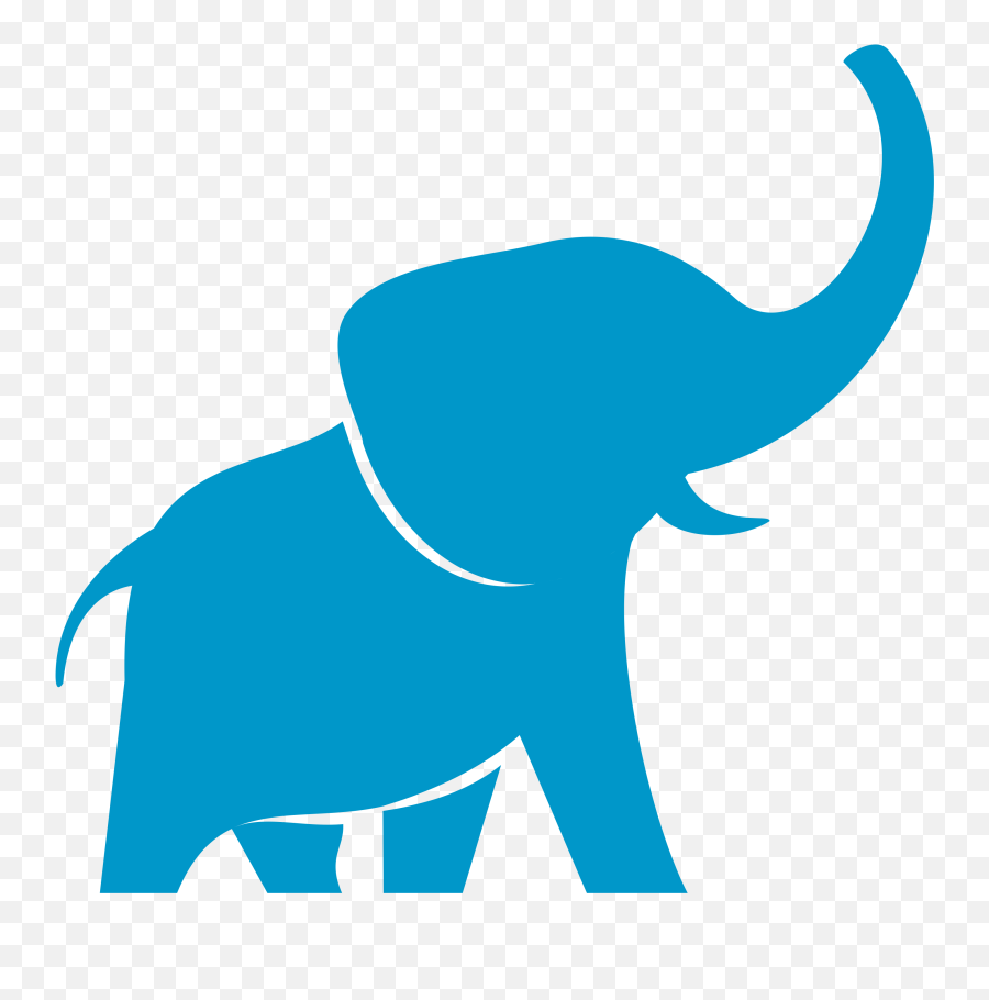 Elephants Clipart Aqua Elephants Aqua Transparent Free For - African Elephants Emoji,Baby Elephant Emoji