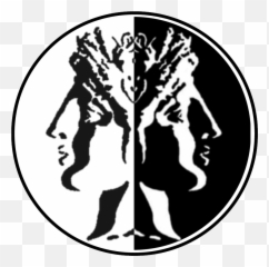 Two Faces One Coin Part - Janus Symbol Emoji,Janus Emotion Display