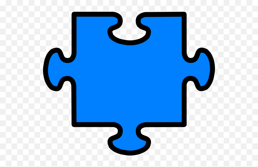 Clipart Puzzle Vector - Puzzle Piece Clipart Emoji,Autism Puzzle Piece Emoticon