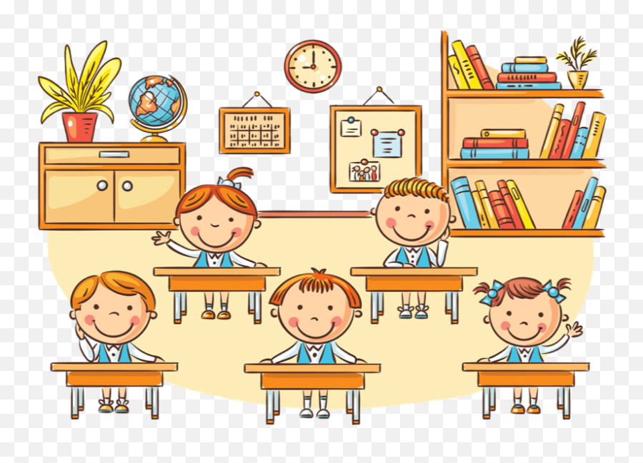 Whats This - Clipart Students In Classroom Emoji,Spell Your Name With Emojis